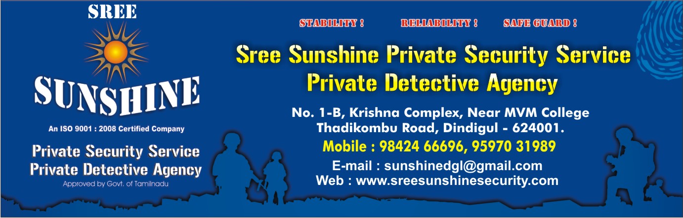 SUNSHINE PRIVATE SECURITY SERVICE AND PRIVATE DETECTIVE AGENCY